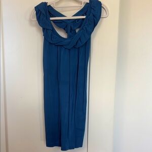 Miss Sixty Blue Backless Dress